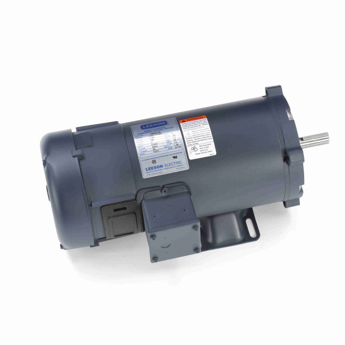 LEESON SCR Motor, 1 HP, 180 V, 1750 RPM, S56C Frame, TEFC - 108023.00