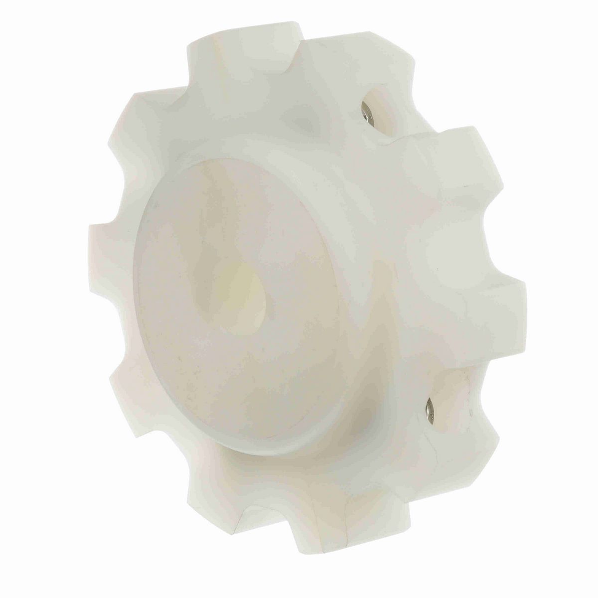 System Plast 882 Series Split Machined Sprocket with 10 Teeth, a 1-1/2in Round Shaft-Ready Bore and Setscrew - 882-10R1.5-DMS-SS