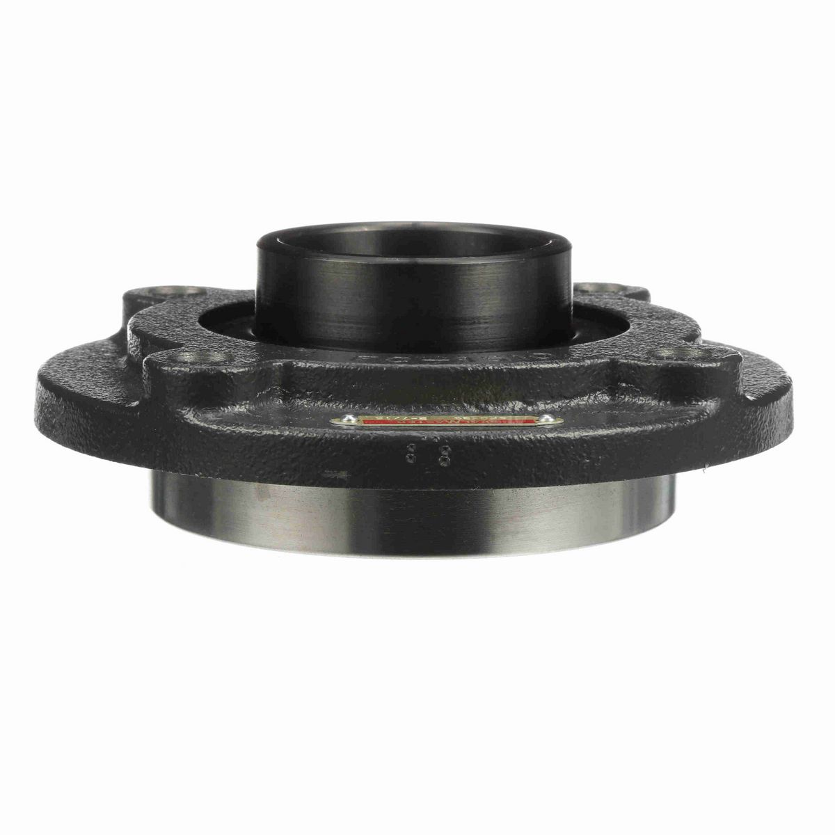 Sealmaster Mounted Cast Iron Flange Cartridge Ball Bearing - 52100 Bearing Steel, Black Oxided - Setscrew Lock - SFC-39