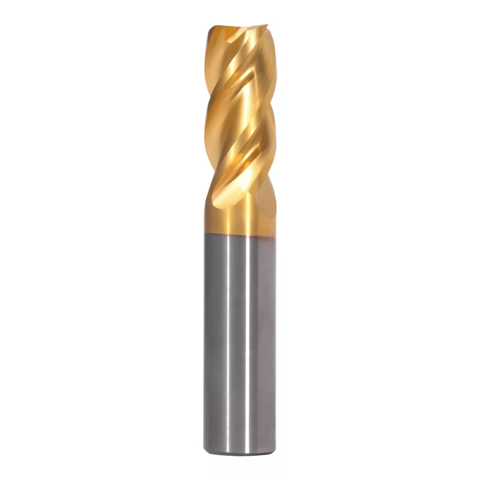 Solid Carbide End Mill for Roughing and Finishing of Multiple Materials Kennametal GOmill PRO - Square End - 4 Flutes - Plain Shank - Metric [7231062]