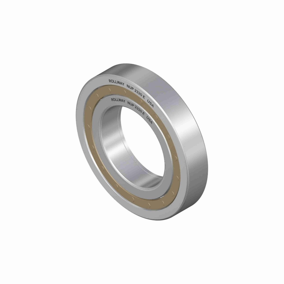 Rollway Radial Cylindrical Roller Bearing – Caged Roller - Straight Bore - Unsealed - NU 304 EM C3
