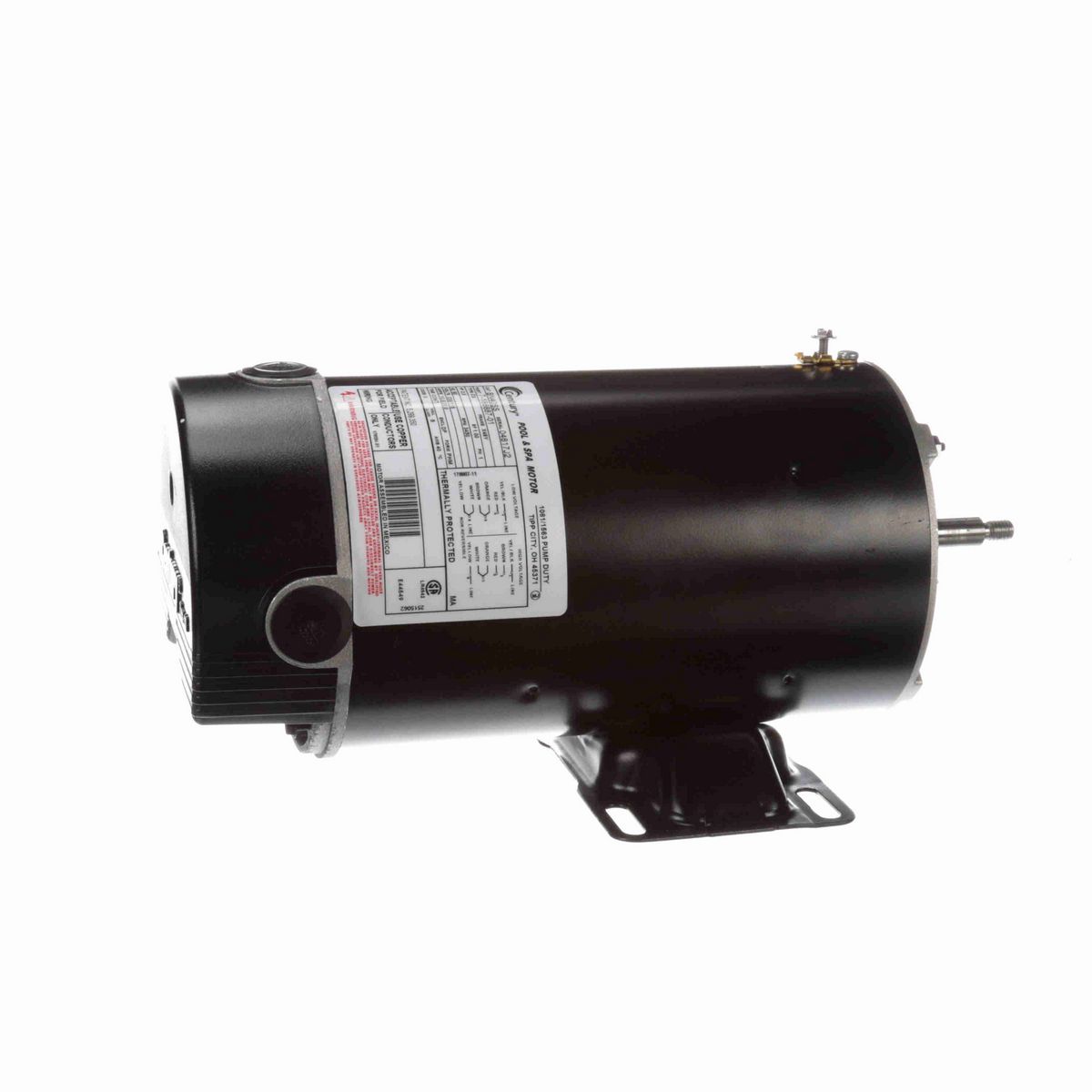 Century Pool Pump Motor, 2.0 HP, 1 Ph, 60 Hz, 230/115 V, 3600 RPM, X48Y Frame, DP - BN40SS