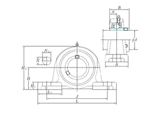 Подшипник с корпусом HGF UCP205