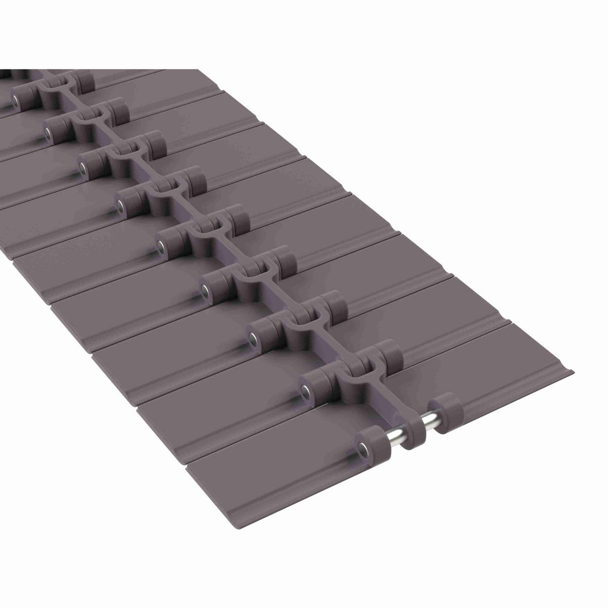 Rexnord 820 Straight Running Solid Top, Material: Brown High Performance, Width: 7.5in, Pitch: 1.5in - 81400015