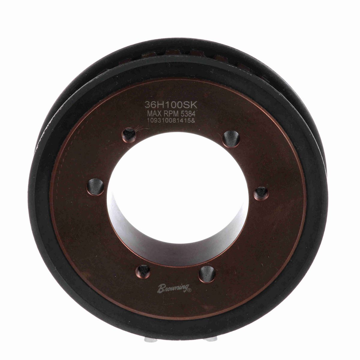 Browning Steel Bushed Bore Gearbelt Pulley - 36H100SK