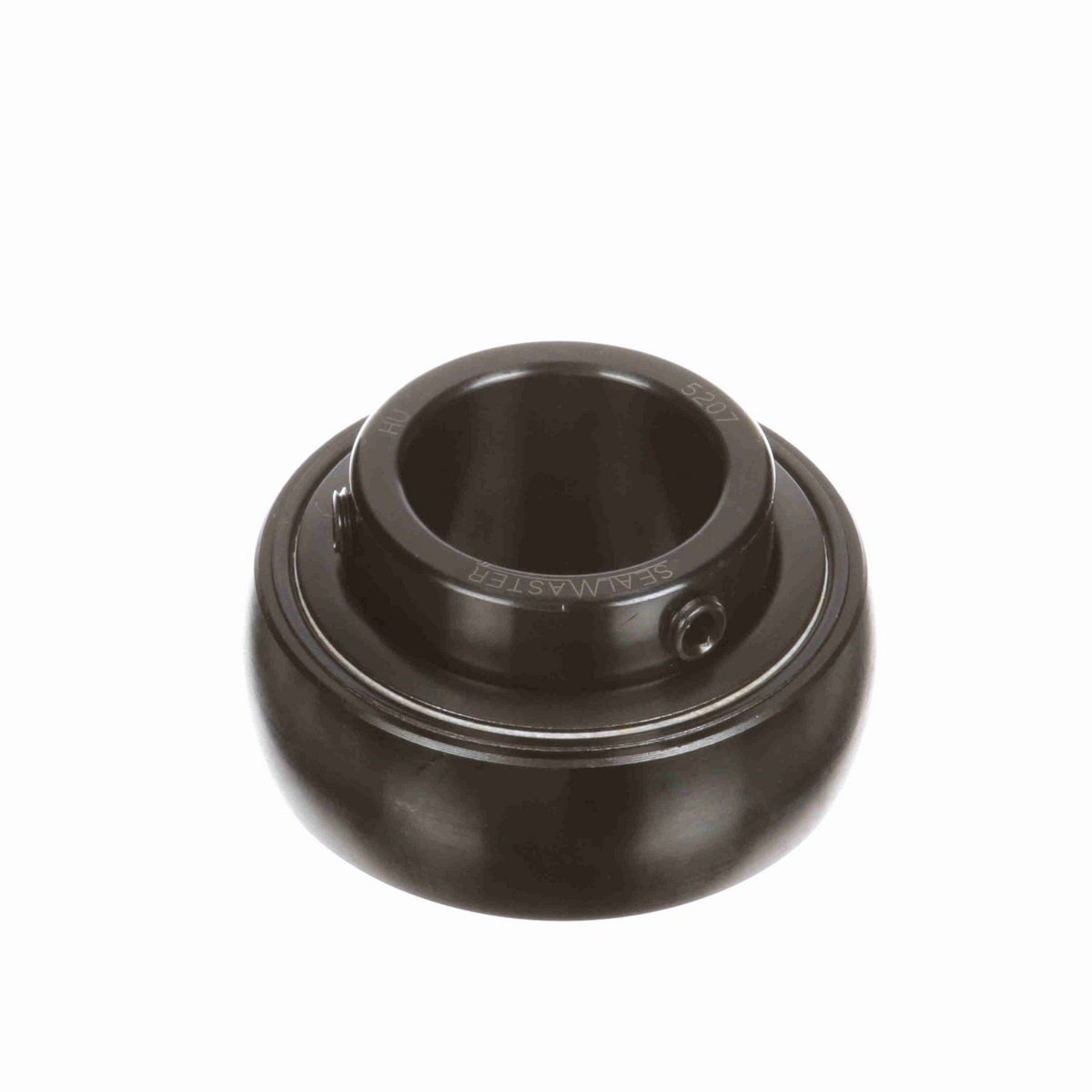 Sealmaster Mounted Insert Only Ball Bearing - 52100 Bearing Steel, Black Oxided - Setscrew Lock - 5207