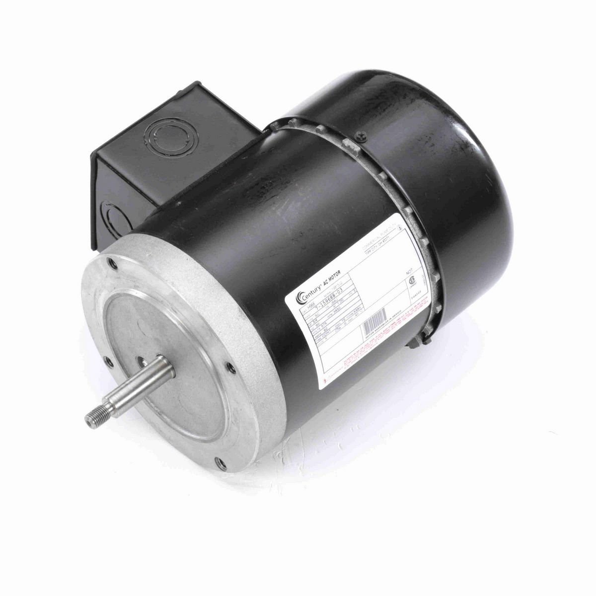 Century General Purpose Pump Motor, 3/4 HP, 3 Ph, 60 Hz, 575 V, 3600 RPM, J56J Frame, TEFC - H966