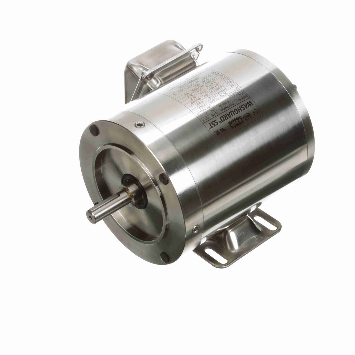 LEESON SST Duck™ General Purpose Motor, 0.50 & 0.33 HP, 3 Ph, 60 & 50 Hz, 230/460 & 190/380 V, 1800 & 1500 RPM, 56C Frame, TENV - 191204.00