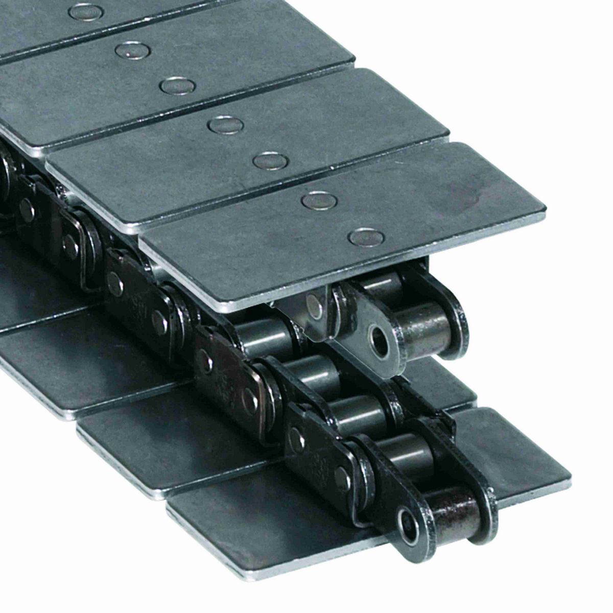 Rexnord 1864 Straight Running Solid Top, Material: Stainless Steel, Width: 7.5in, Pitch: 1.5in - 81404709