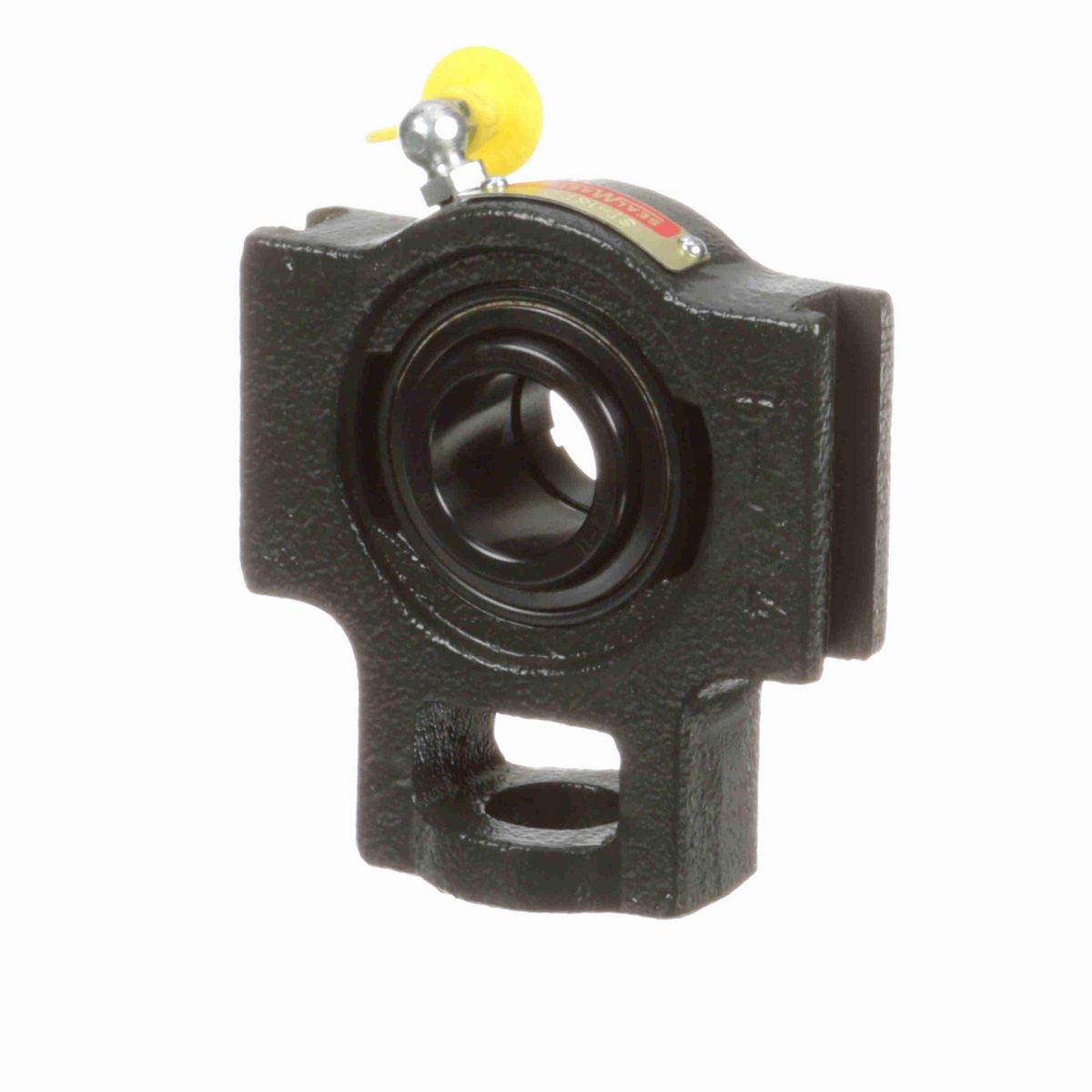 Sealmaster Mounted Cast Iron Wide Slot Take Up Ball Bearing - 52100 Bearing Steel, Black Oxided - Concentric Lock - ST-16T