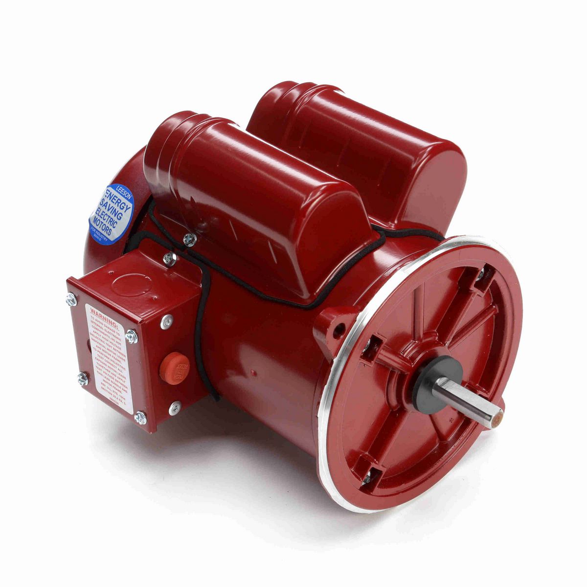 LEESON Auger Drive Motor, 0.50 HP, 1 Ph, 60 Hz, 115/230 V, 1800 RPM, 48Y Frame, TEFC - 101120.00