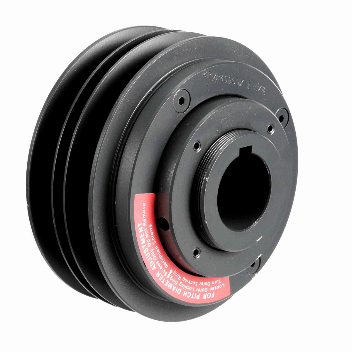 Browning 2 Groove Cast Iron Finished Bore Multiple Variable Pitch Sheave - 2MVP45B59X 1 5/8