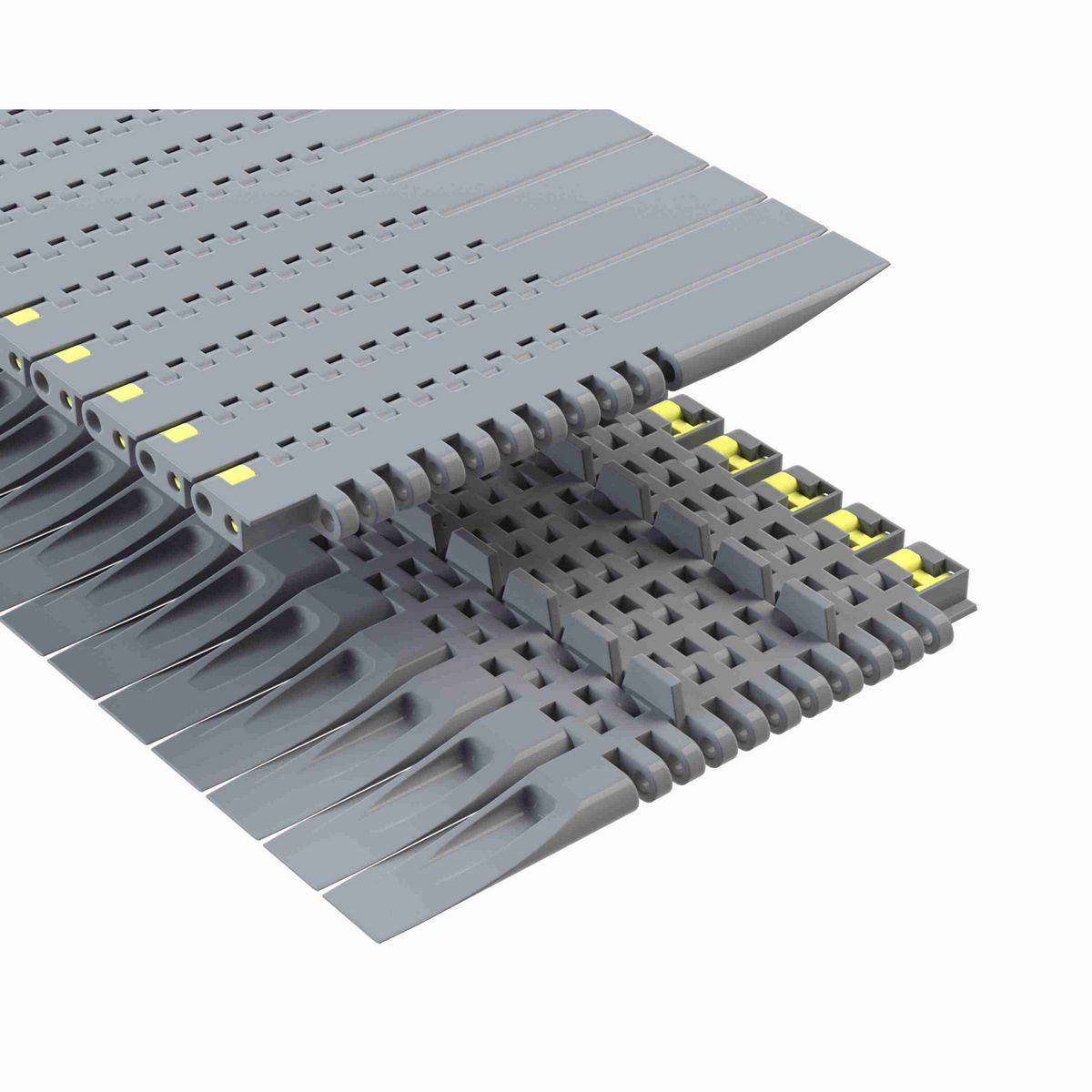 Rexnord 8505DTS Straight Running DTS®, Material: Silver Platinum Series™ X, Width: 4.5in, Pitch: 0.75in - 10295781