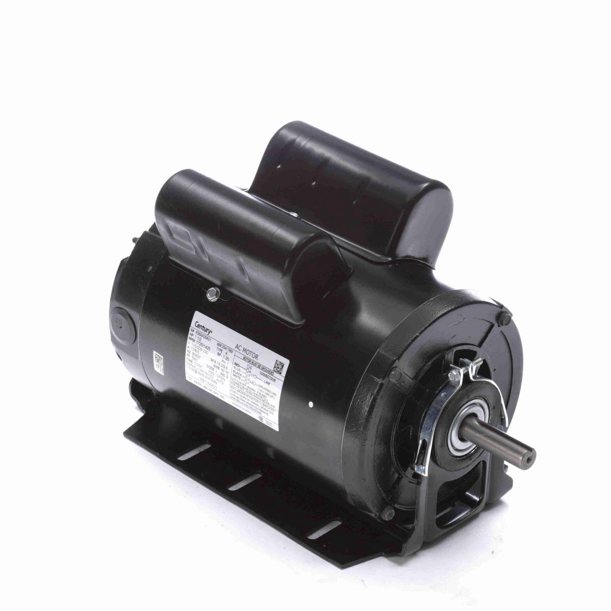 Century Fan and Blower Motor, 1 1/2 HP, 1 Ph, 60/50* Hz, 115/208-230 V, 1800 RPM, 56H Frame, OPEN - RB1154AV1