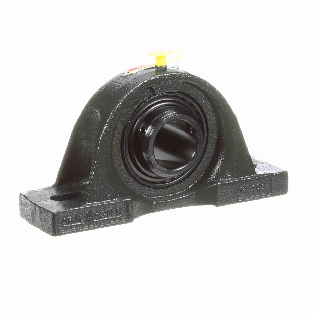 Sealmaster Mounted Cast Iron Two Bolt Pillow Block Ball Bearing - 52100 Bearing Steel, Black Oxided - Double Setscrew Lock - MPD-23C