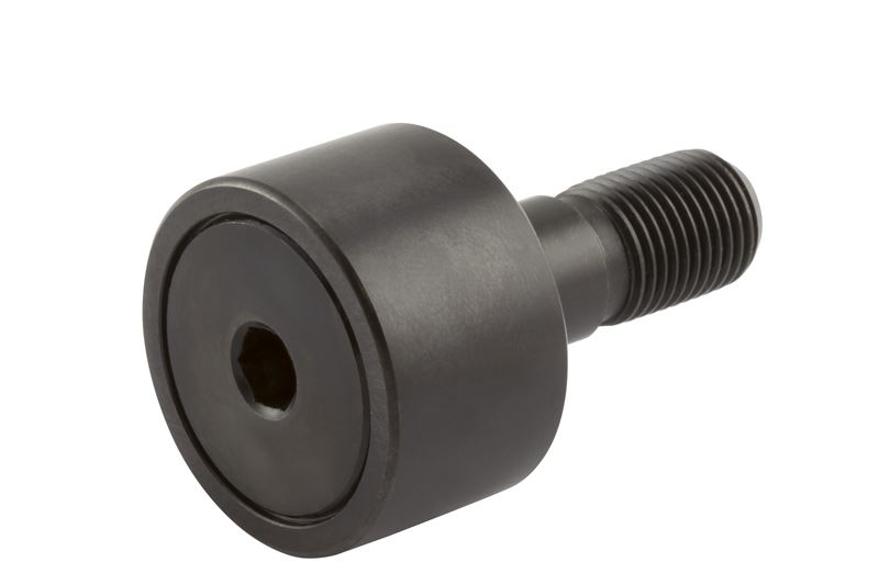 Игольчатый опорный ролик с цапфой RBC S48LW, цилиндрический, с уплотнением, с шестигранным отверстием