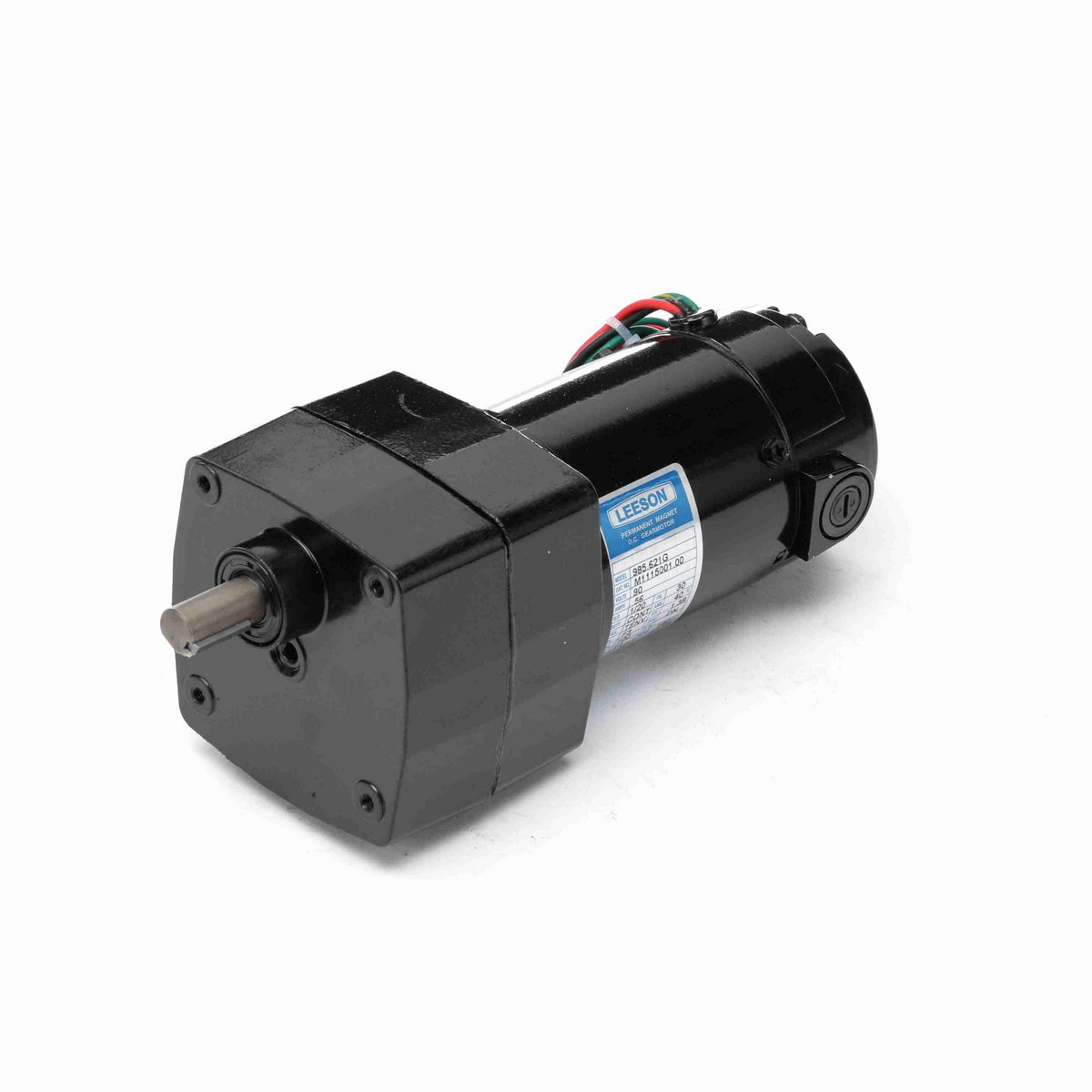 LEESON Parallel Shaft Gearmotor, 0.05 HP, 90 V, 10 RPM, 30 Frame, TENV - M1115001.00