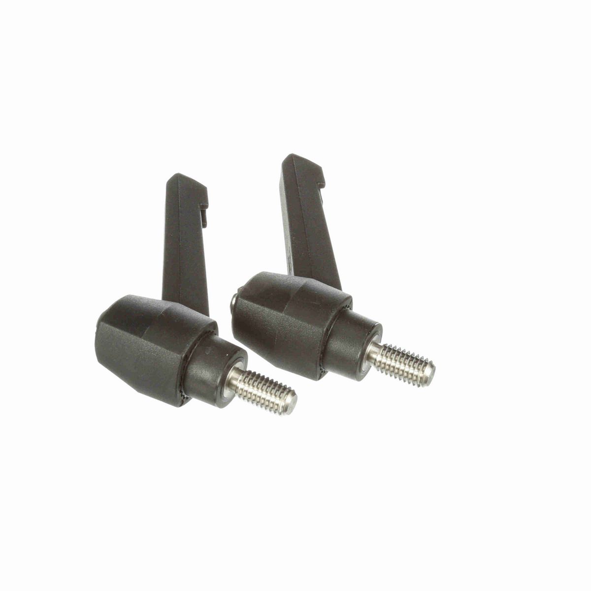 System Plast Ratchet Handle (Male); Thread: M10 x 1.5, Handle Length: 3.13-in Stud Length: 0.79-in, Color: Black - RH-30-BK-MSM10-20