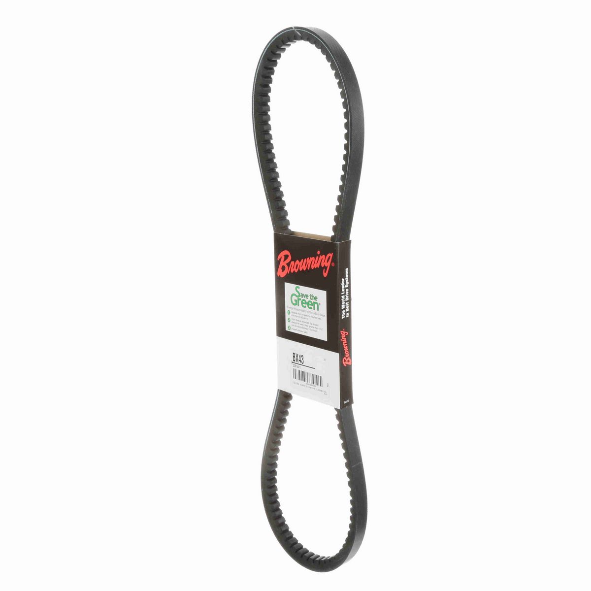 Browning EPDM Notched Belt 98% Efficient - BX43