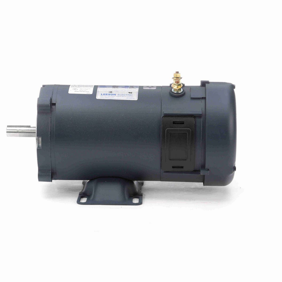LEESON Low Voltage Motor, 0.75 HP, 12 V, 1800 RPM, S56C Frame, TEFC - 108048.00