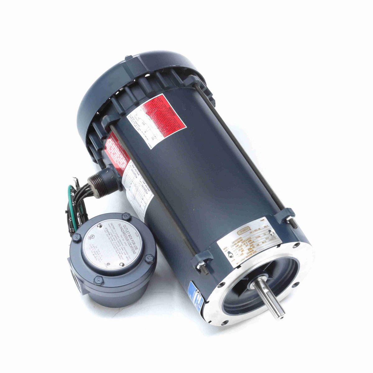 LEESON Explosion Proof Motor, 1.50 & 1.50 HP, 3 Ph, 60 & 50 Hz, 230/460 & 190/380 V, 1800 & 1500 RPM, 56C Frame, EPFC - 119430.00