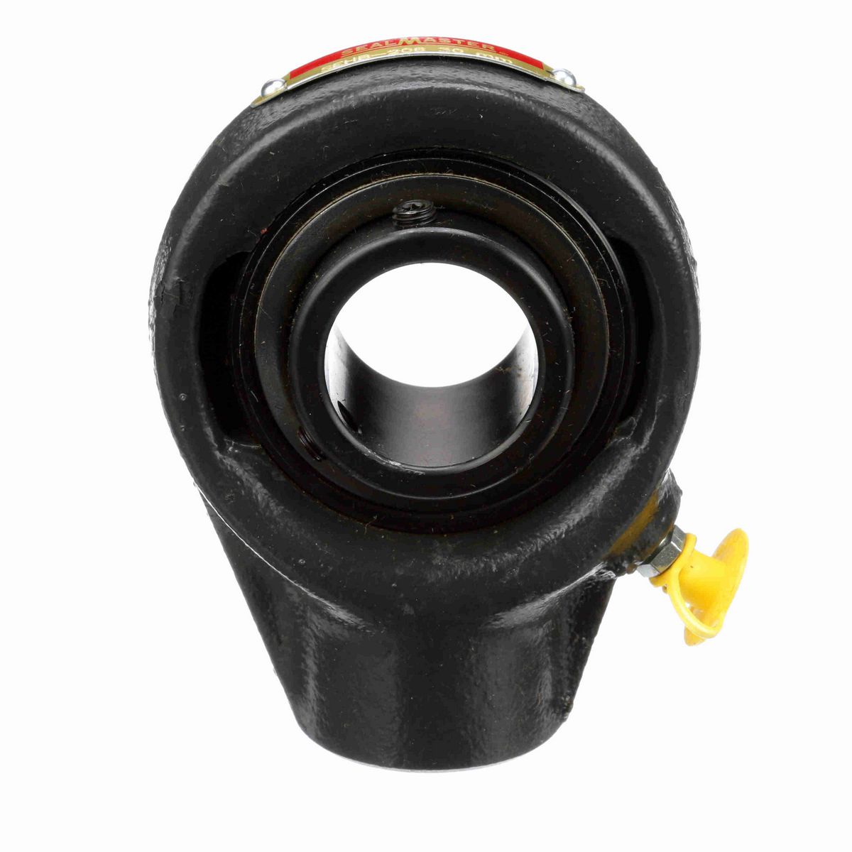 Sealmaster Mounted Cast Iron Hanger Unit Ball Bearing - 52100 Bearing Steel, Black Oxided - Setscrew Lock - SEHB-206