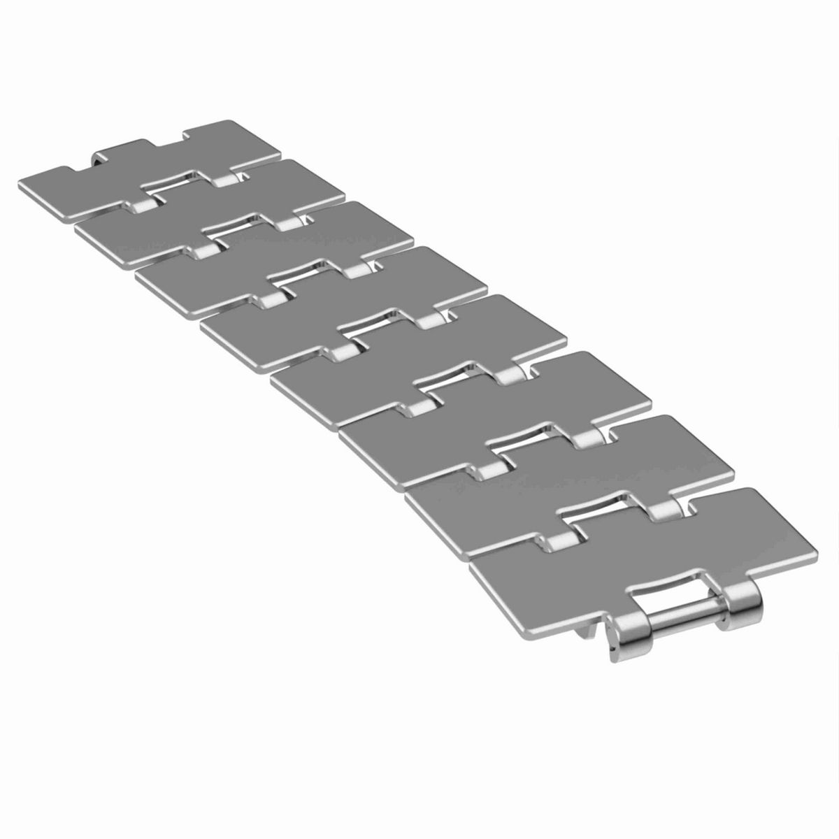 Rexnord 8811B Side-flexing Solid Top, Material: 0, Width: 3.25in, Pitch: 1.5in - 10375214