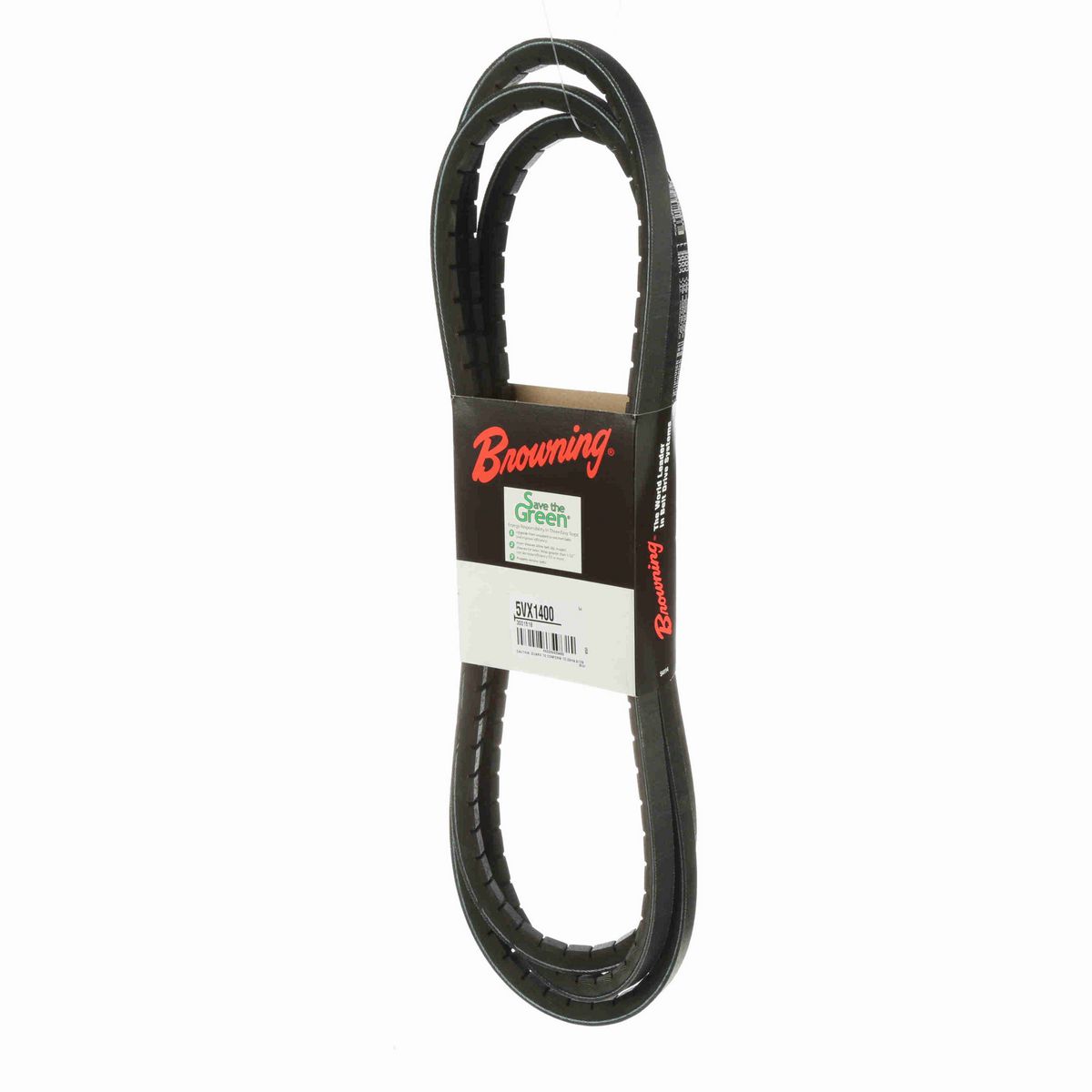 Browning EPDM Notched Belt 98% Efficient - 5VX1400