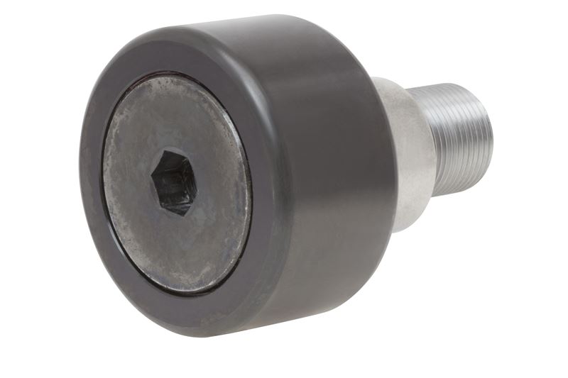 Игольчатый опорный ролик с цапфой RBC S112LWX, регулируемый эксцентриковый, с уплотнением, с шестигранным отверстием