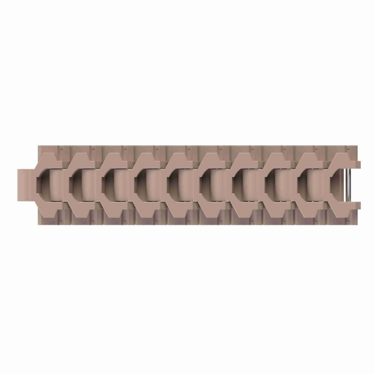 Rexnord 882TAB SideGrip™ Side-flexing, Material: Tan Low Friction, Width: 3.75in, Pitch: 1.5in - LF882-S/G