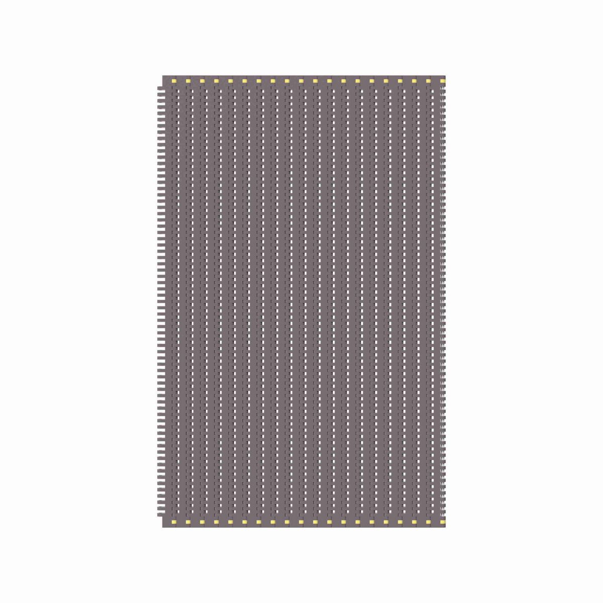 Rexnord 8506 Straight Running Flush Grid, Material: Brown High Performance, Width: 24in, Pitch: 0.75in - HP8506-24