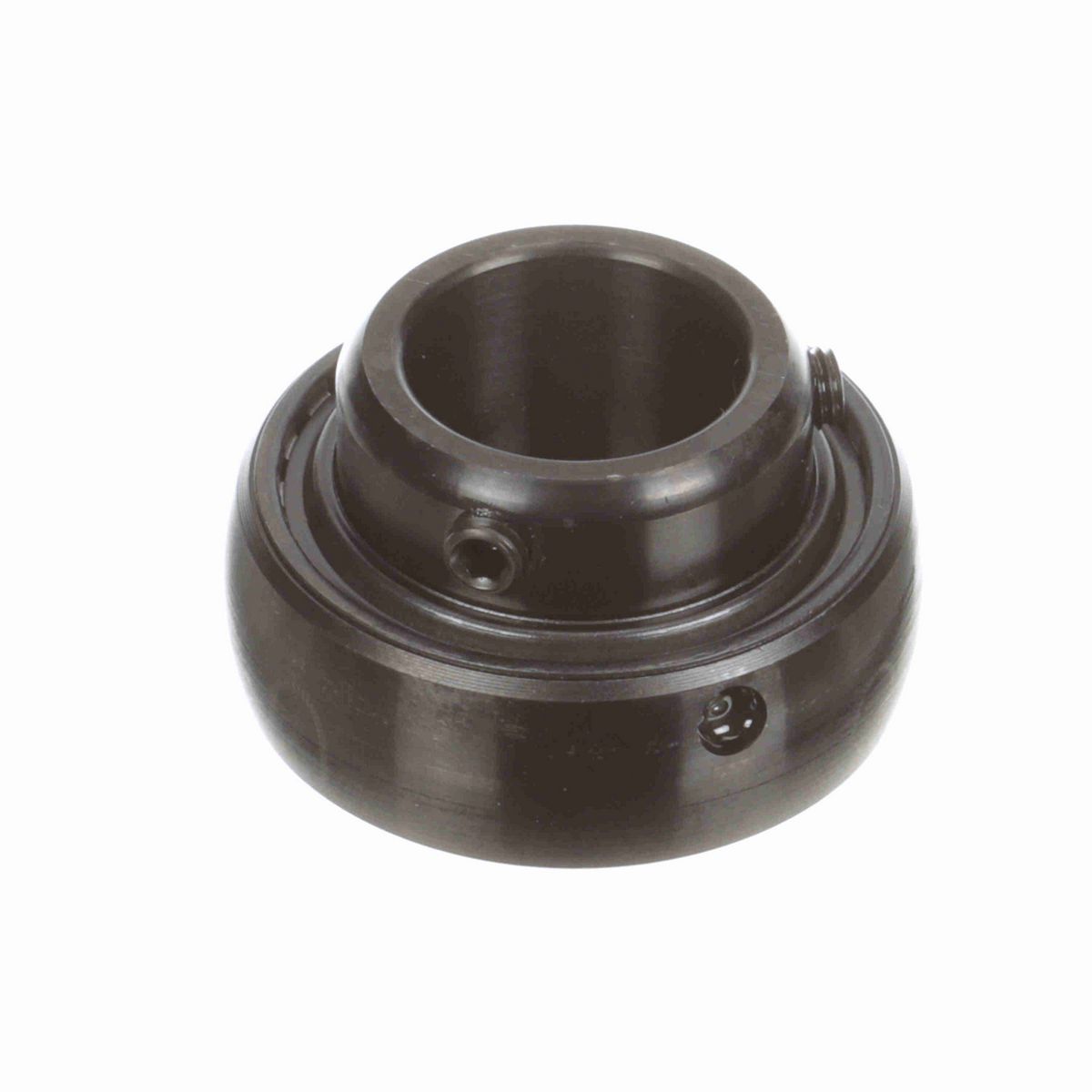 Sealmaster Mounted Insert Only Ball Bearing - 52100 Bearing Steel, Black Oxided - Setscrew Lock - 5205C