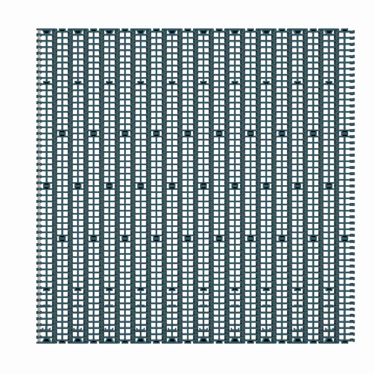 Rexnord 1000FG Straight Running Flush Grid, Material: Green Low Friction Acetal, Width: 510mm, Pitch: 1in - 874.43.15