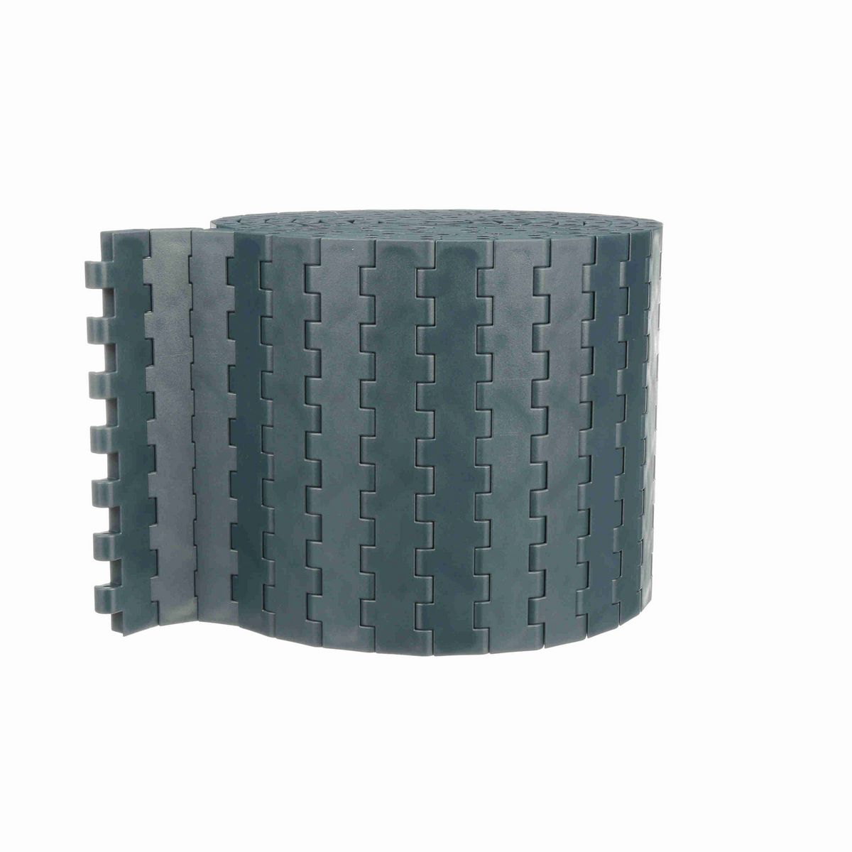 System Plast 2252FT Straight Running Solid Top, Material: NG evo (Gray Blue), Width: 7.5in, Pitch: 1in - NGE2252FT-K750