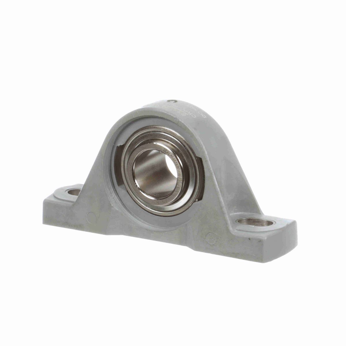 Sealmaster Mounted Composite Two Bolt Pillow Block Ball Bearing - 52100 Bearing Steel, Phosphorus Nickel Coated - Setscrew Lock - Corrosion Resistant - Reduced Maintenance - Lubed for Life - CRPC-PN16 RMW