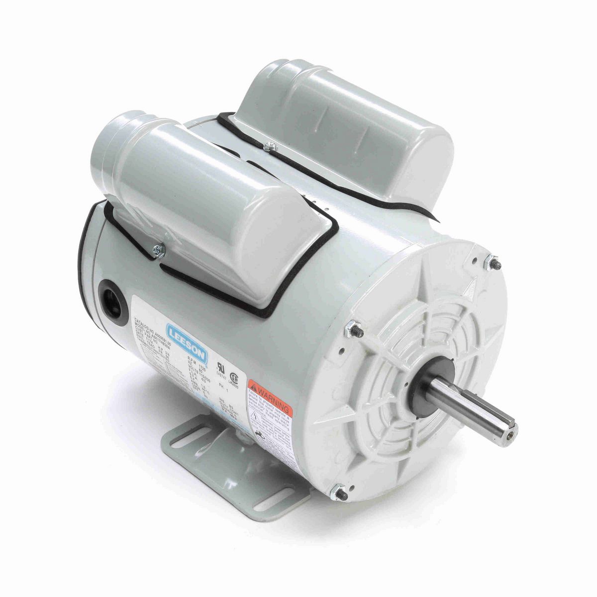 LEESON Agricultural Motor, 0.75 HP, 1 Ph, 60 Hz, 115/230 V, 1800 RPM, 56 Frame, TEAO - A009581.00