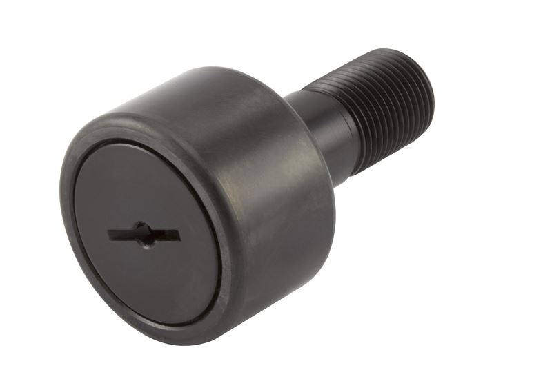 Игольчатый опорный ролик с цапфой RBC S72, цилиндрический, без уплотнения, со шлицем под отвёртку