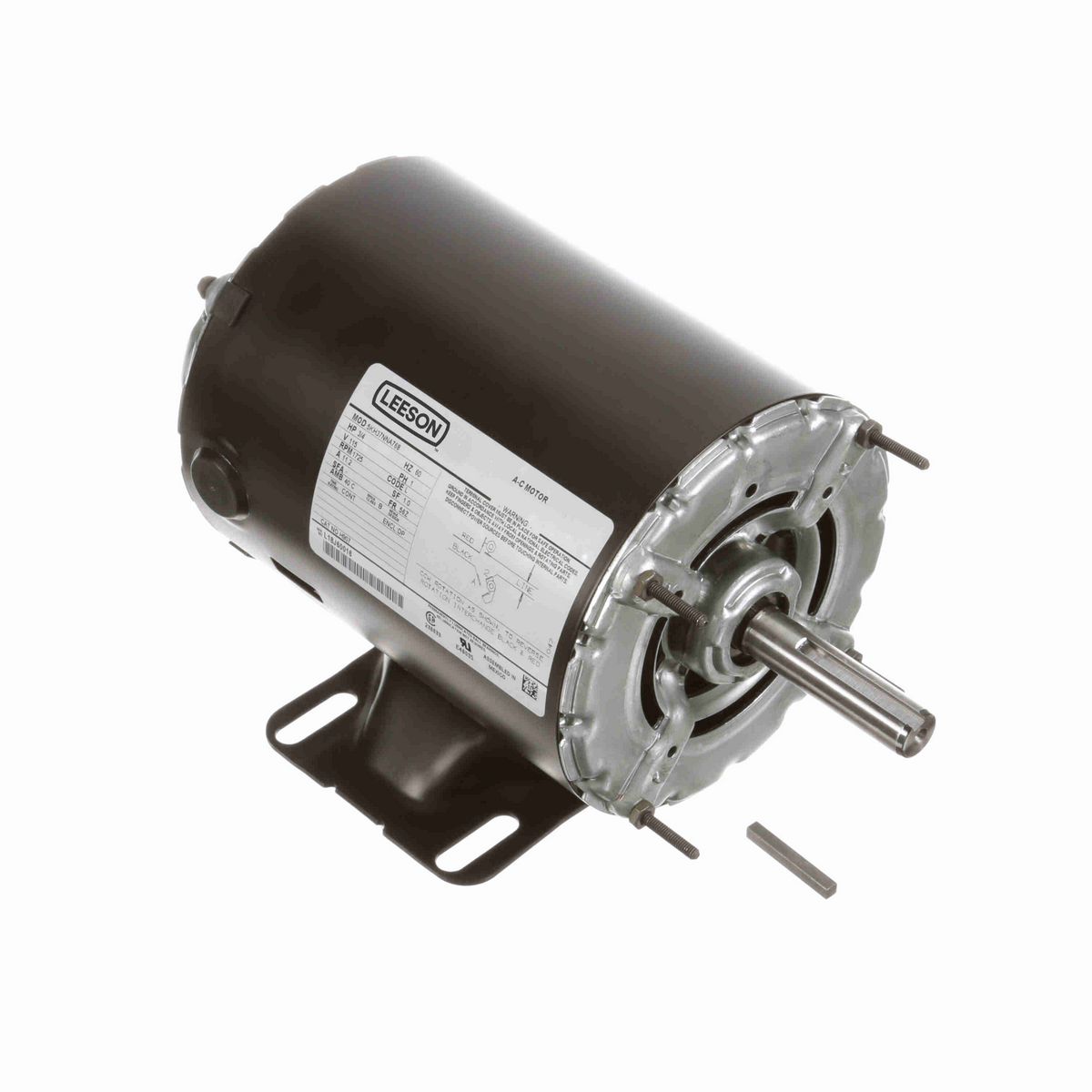 LEESON General Purpose Motor, 0.75 HP, 1 Ph, 60 Hz, 115 V, 1800 RPM, 56Z Frame, DP - H907