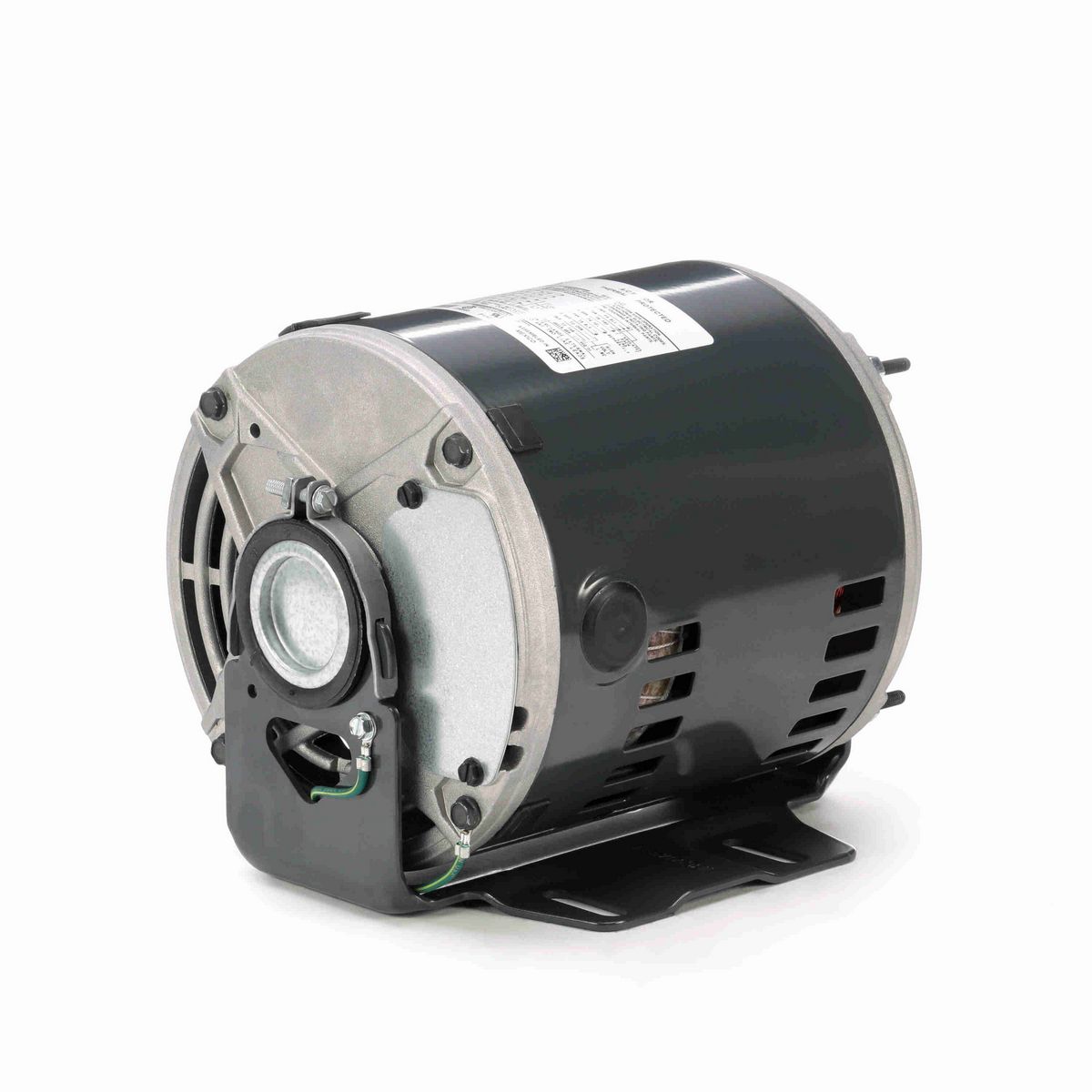 LEESON Fan and Blower Motor, 0.50 HP, 3 Ph, 60 Hz, 208-230/460 V, 1800 RPM, 56 Frame, DP - K1408