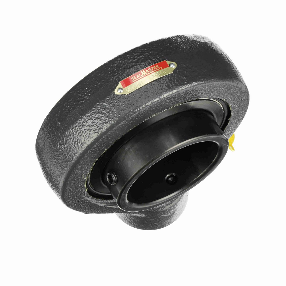 Sealmaster Mounted Cast Iron Hanger Unit Ball Bearing - 52100 Bearing Steel, Black Oxided - Setscrew Lock - SEHB-51