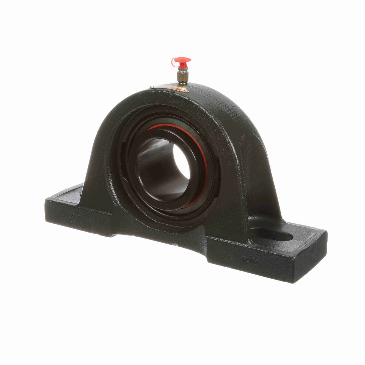 Sealmaster Mounted Cast Iron Two Bolt Pillow Block Ball Bearing - 52100 Bearing Steel, Black Oxided - Lock - S-3080-M43
