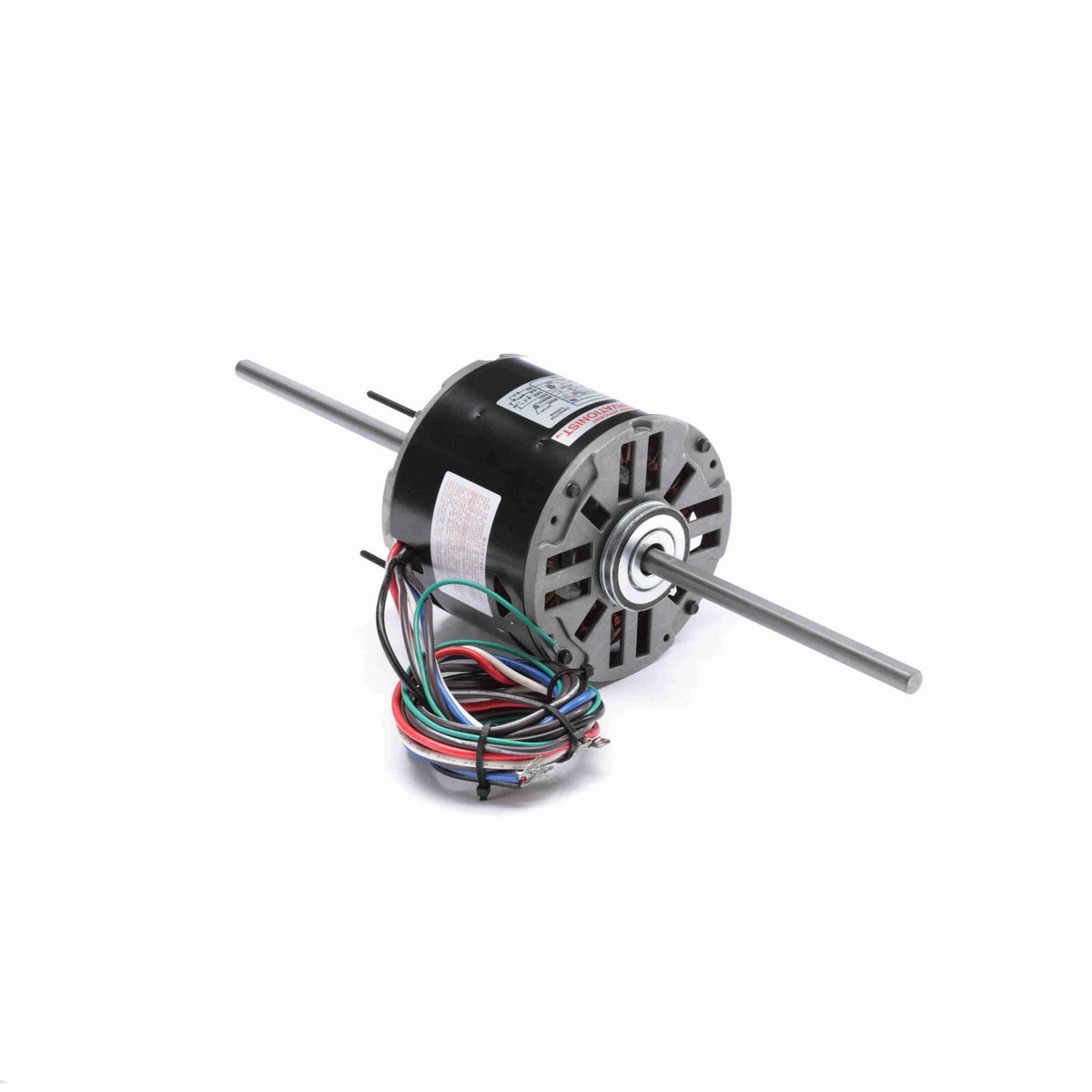 Century Fan Coil & Air Conditioner Motor, 1/3 HP, 1 Ph, 60 Hz, 208-230 V, 1075 RPM, 3 Speed, 48 Frame, SEMI ENCLOSED - RA1036