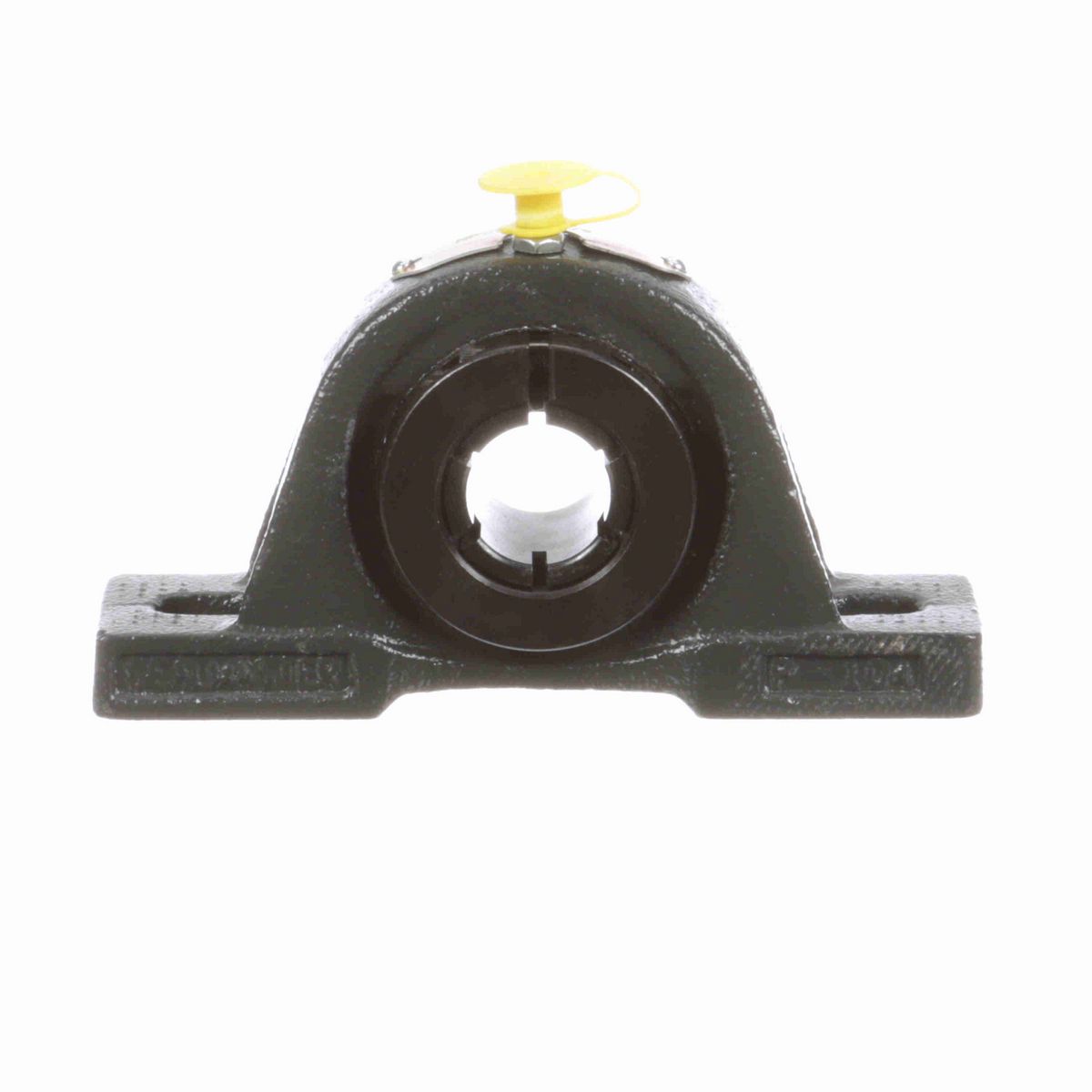 Sealmaster Mounted Cast Iron Two Bolt Pillow Block Ball Bearing - 52100 Bearing Steel, Black Oxided - Concentric Lock - NP-14T