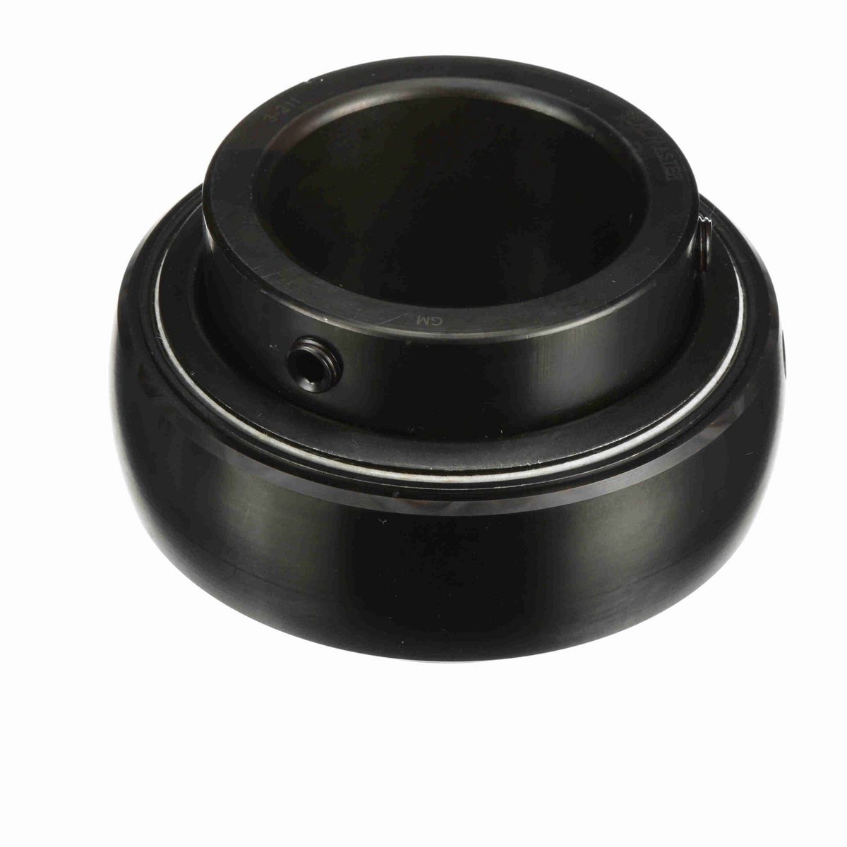 Sealmaster Mounted Insert Only Ball Bearing - 52100 Bearing Steel, Black Oxided - Setscrew Lock - 3-211