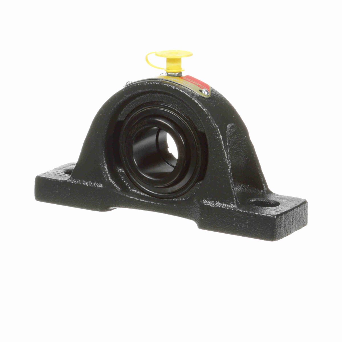 Sealmaster Mounted Cast Iron Two Bolt Low Base Pillow Block Ball Bearing - 52100 Bearing Steel, Black Oxided - Concentric Lock - NPL-16T