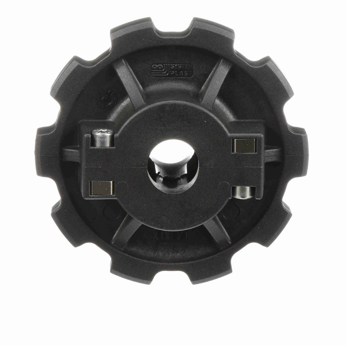 System Plast 880 Series Split Molded Sprocket with 10 Teeth and a 1-1/4in Round Idler Bore - 880-10R1.25-RS