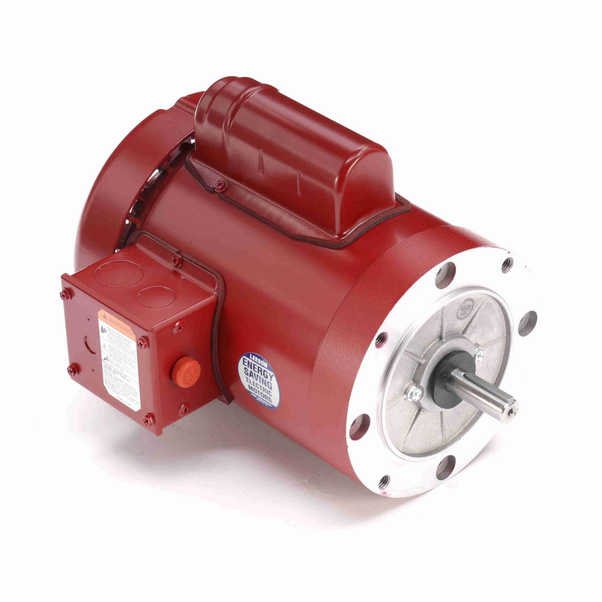 LEESON Agricultural Motor, 1 HP, 1 Ph, 60 Hz, 115/230 V, 1800 RPM, 56C Frame, TEFC - 110494.00