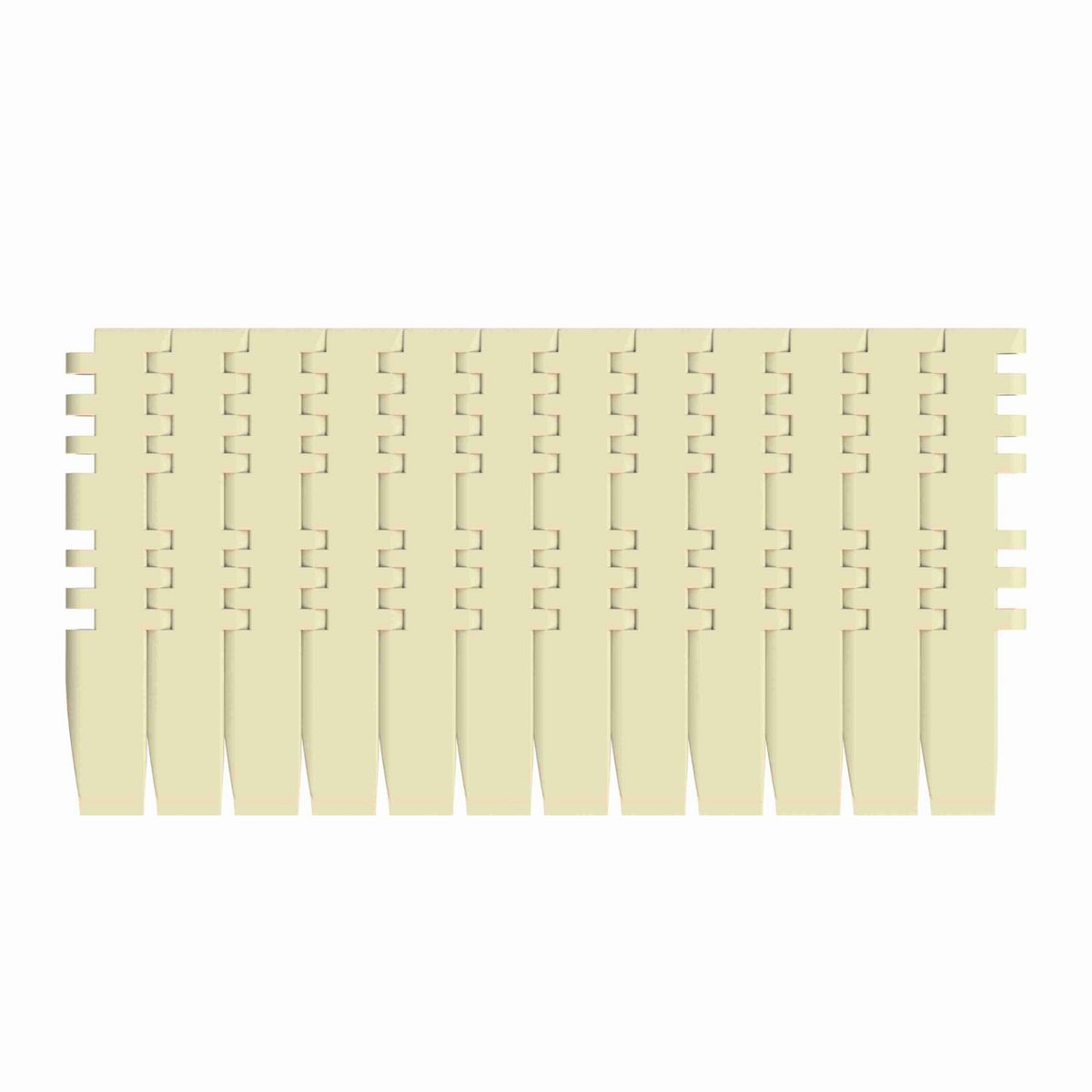 Rexnord 7705DTS Straight Running DTS®, Material: Beige High Temperature, Width: 4.5in, Pitch: 1in - 81417951