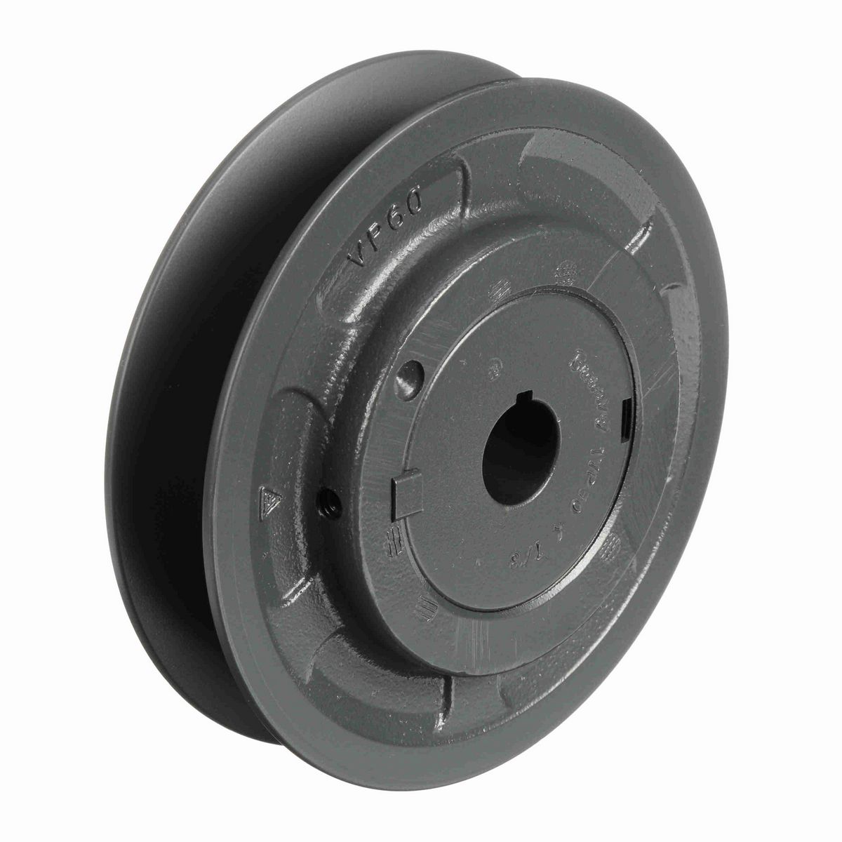 Browning 1 Groove Cast Iron Finish Bore FHP Variable Pitch Sheave - 1VP60X7/8
