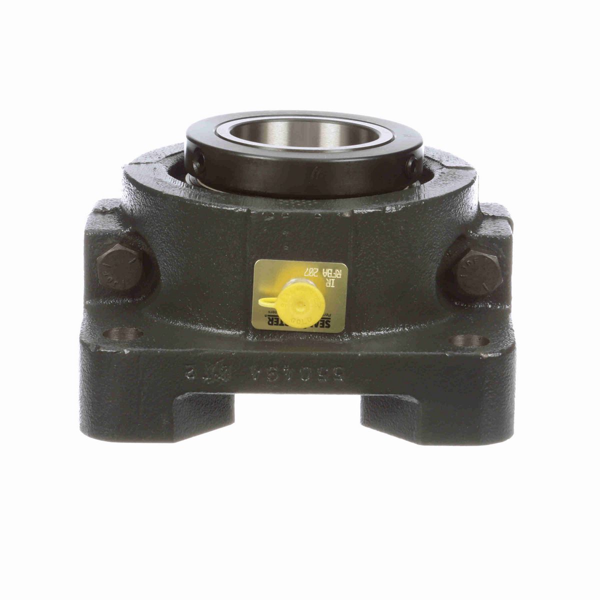 Sealmaster Mounted Cast Iron Four Bolt Flange Tapered Roller - 52100 Bearing Steel - Collar Mount Lock - RFBA 207